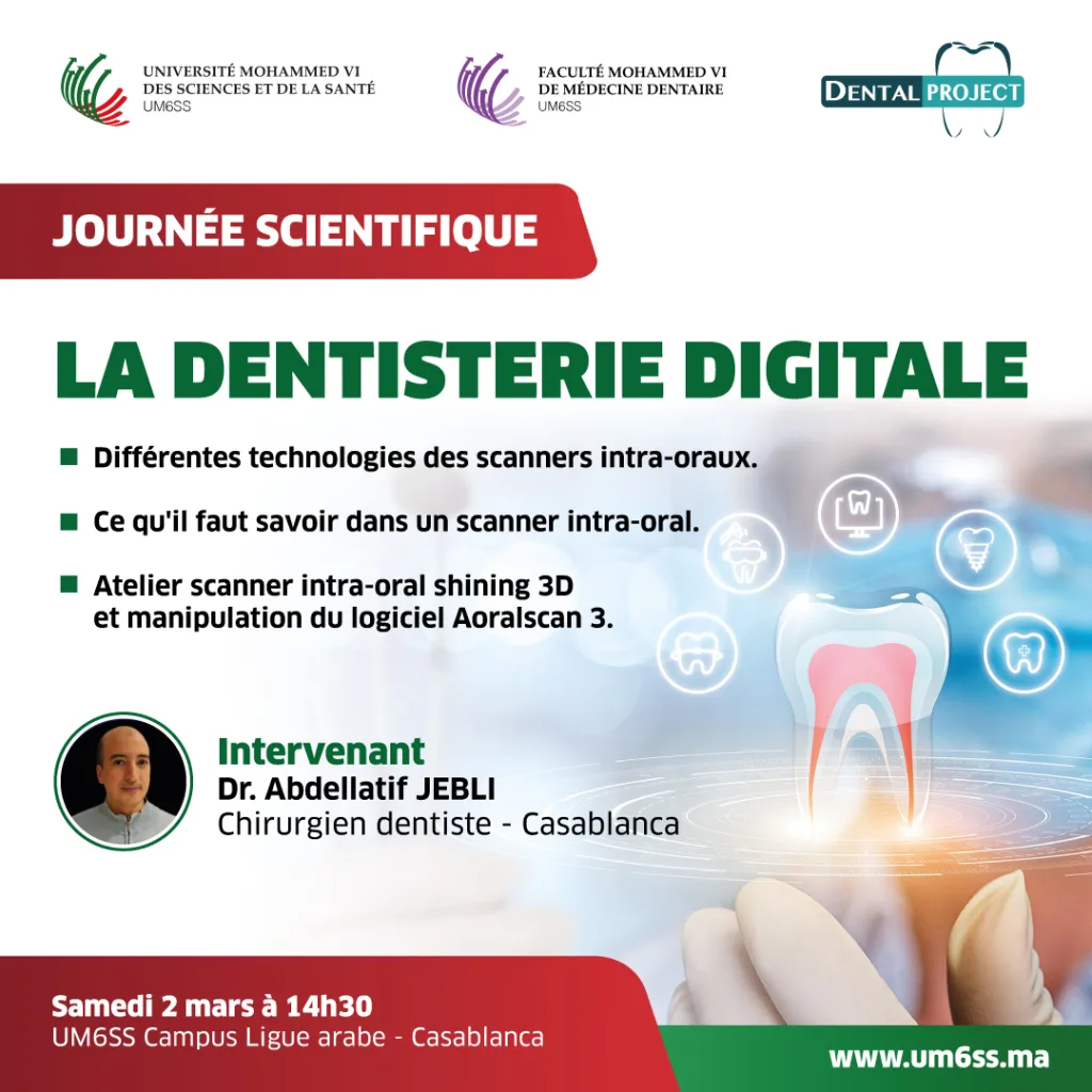Journée scientifique : Dentisterie Digitale